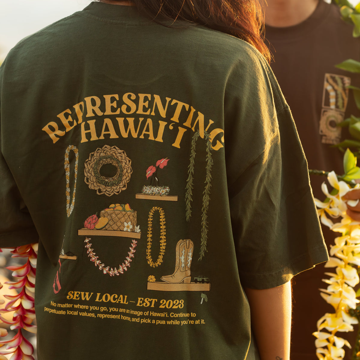 Pickin Home- 3-Year Anniversary Green Graphic Tee