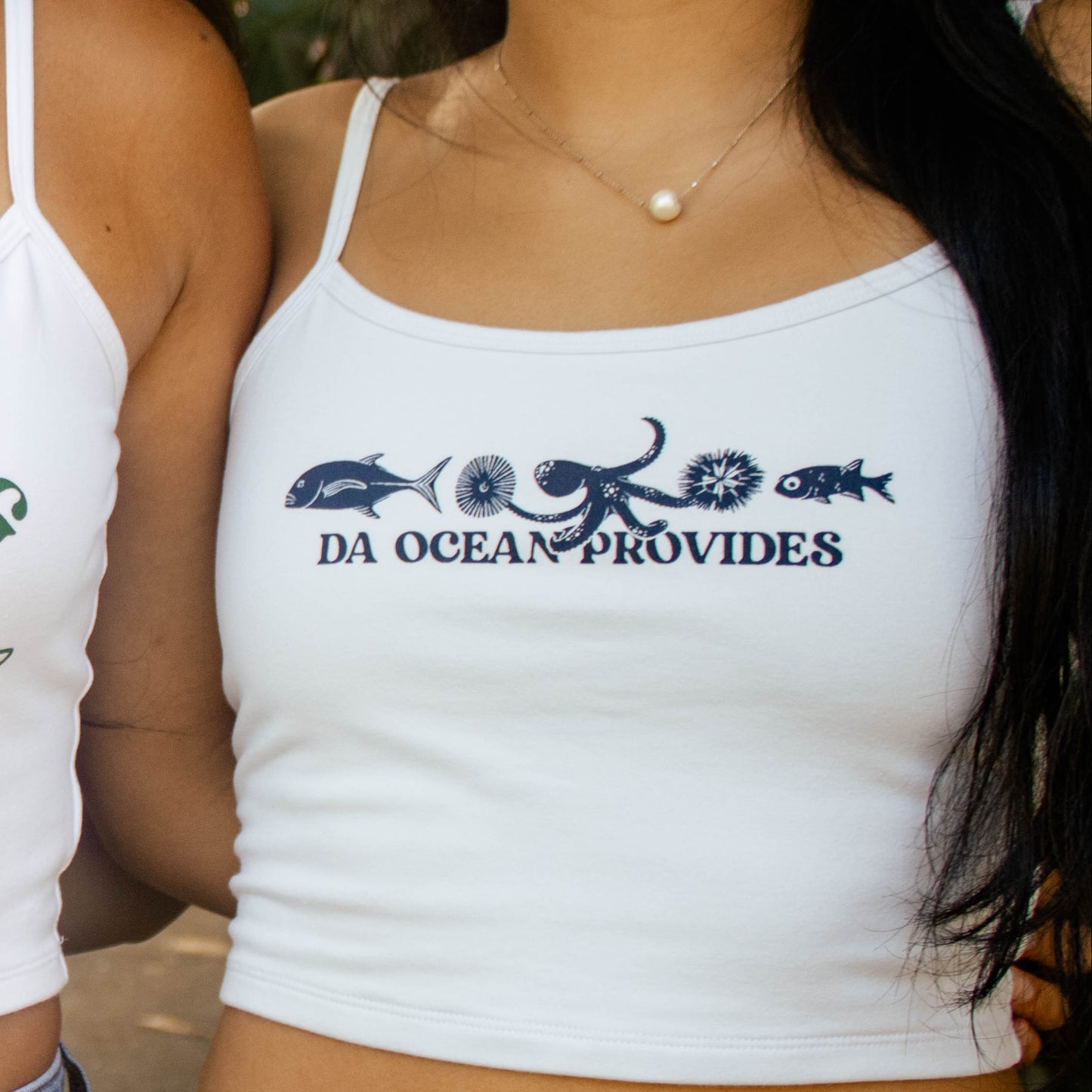 Hawaii Provides- Da Ocean Provides Baby Blue Tank Top