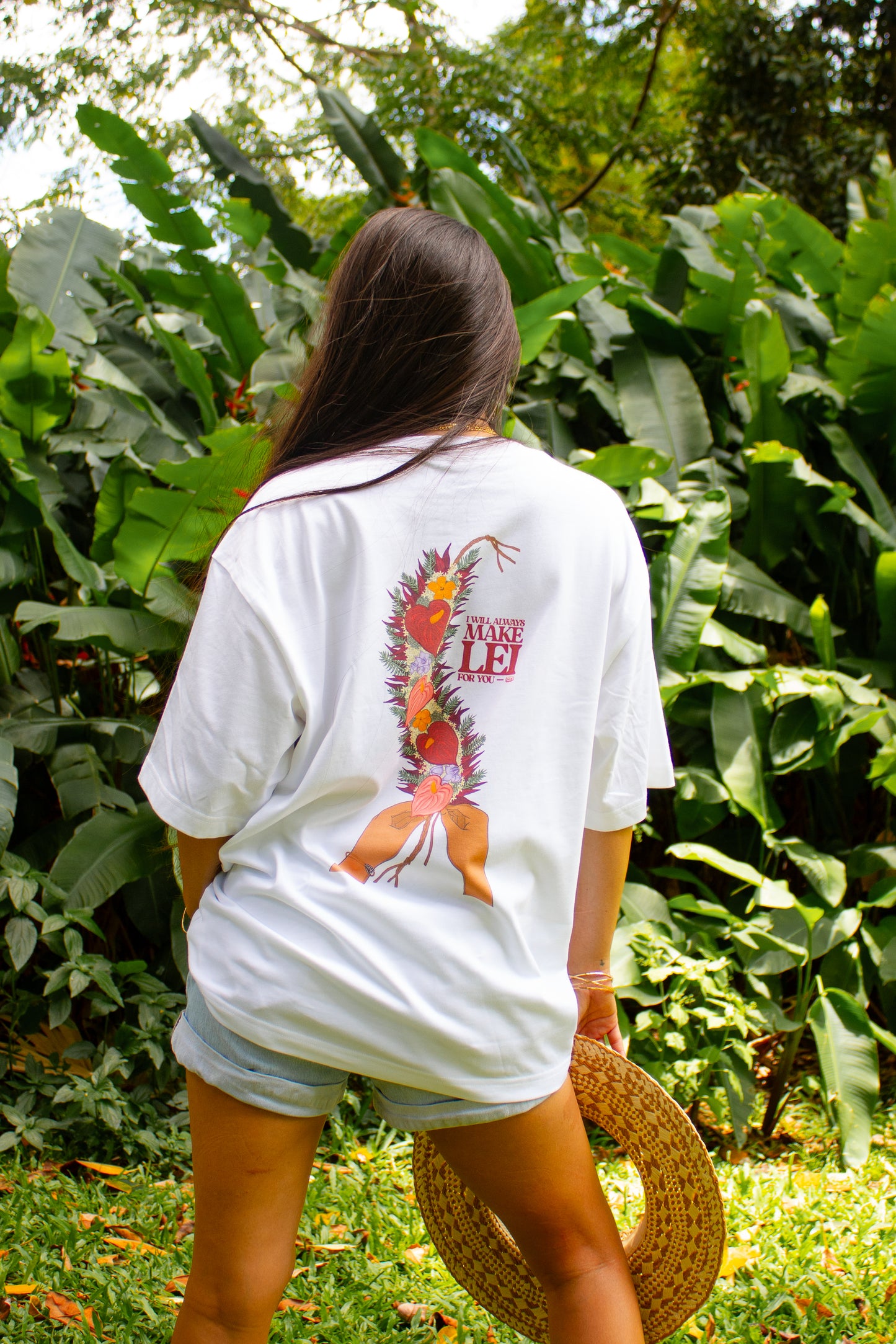 PRE-ORDER: Lei of Love- I Will Always Make Lei Graphic Tee