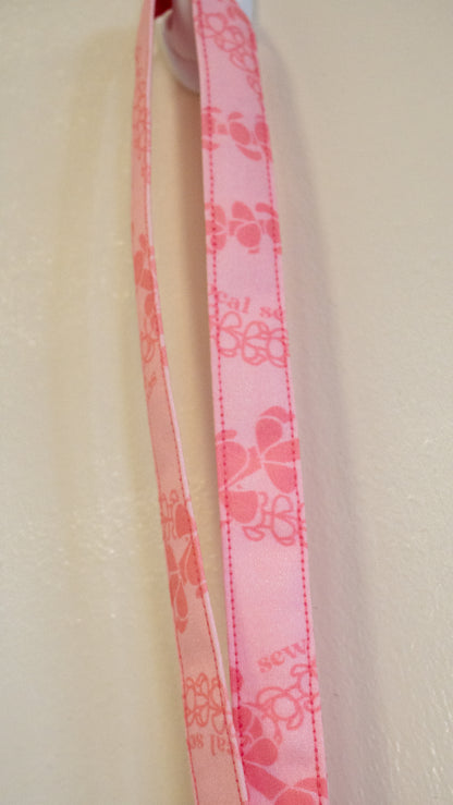 Pualena- Pink Puakenikeni Lanyard