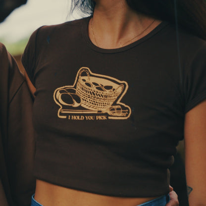 Da Mango Pickers- Brown Baby Tee