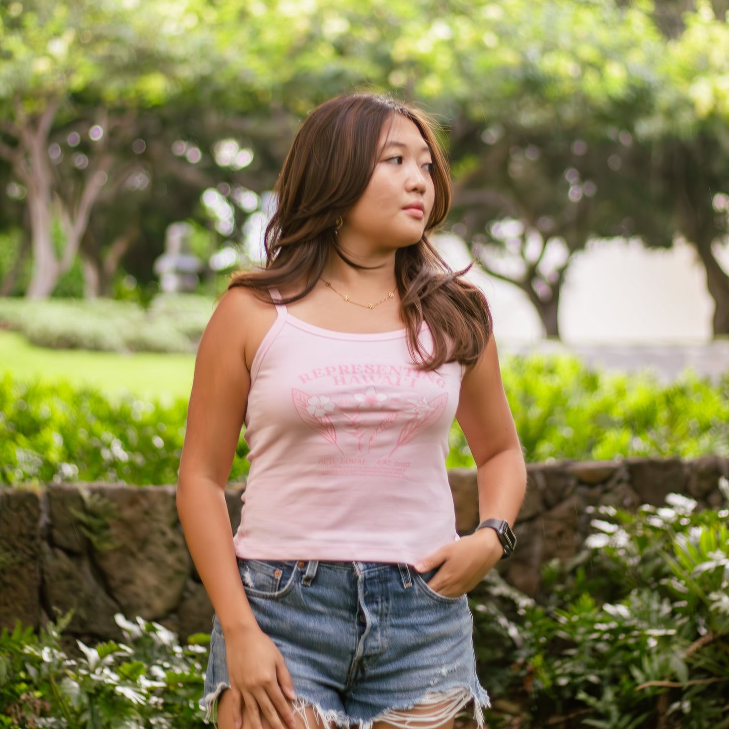 Pickin Home- Full Bouquet Pink Tank Top