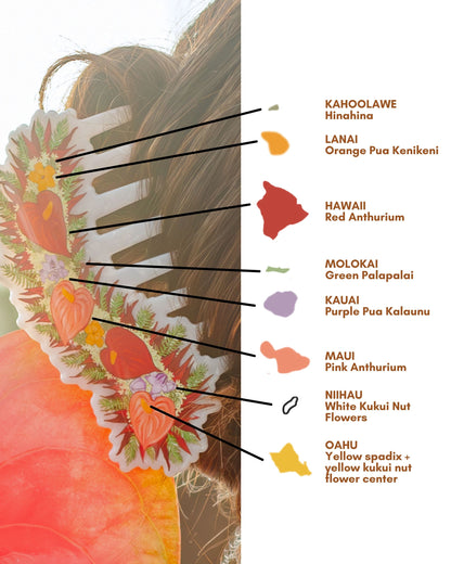 Lei Po'o - Hair Claw