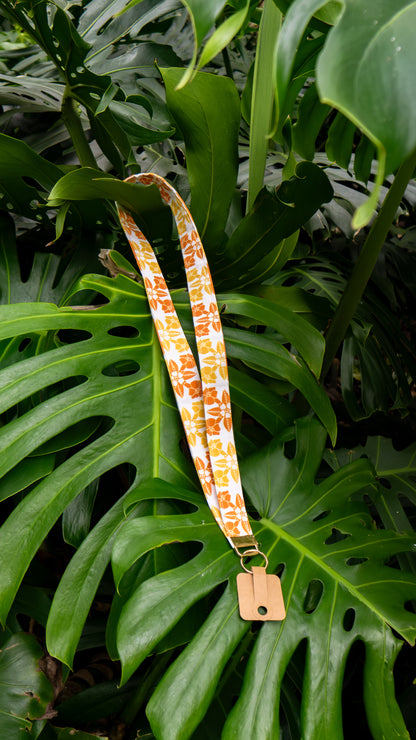 Hui- Puakenikeni Quilt Lanyard