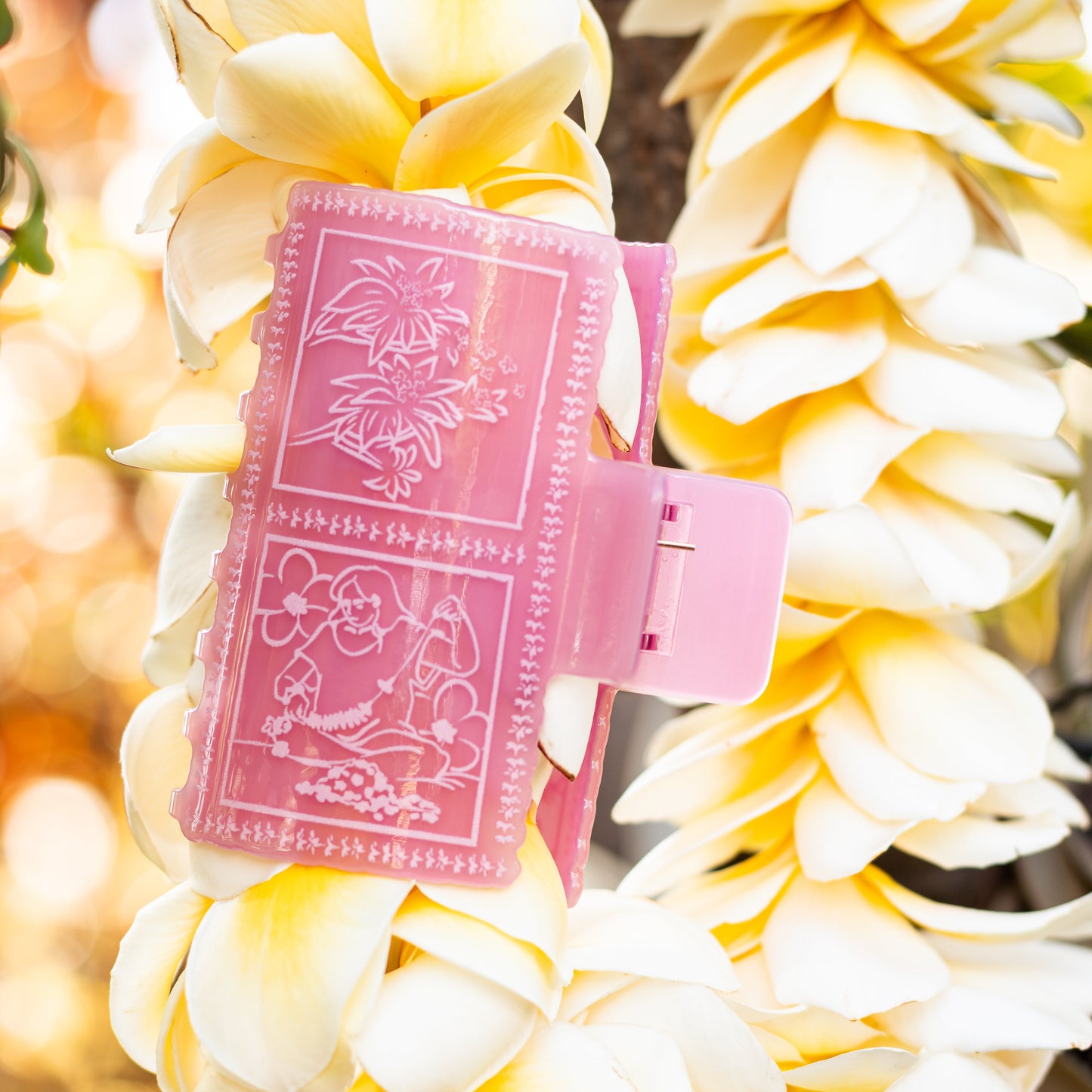 Lei of Love - Plumeria Hair Claw