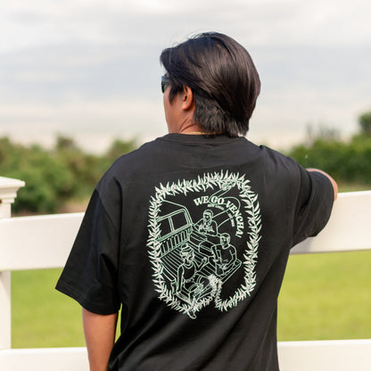 We Go Vencha - Black Mens Graphic Tee