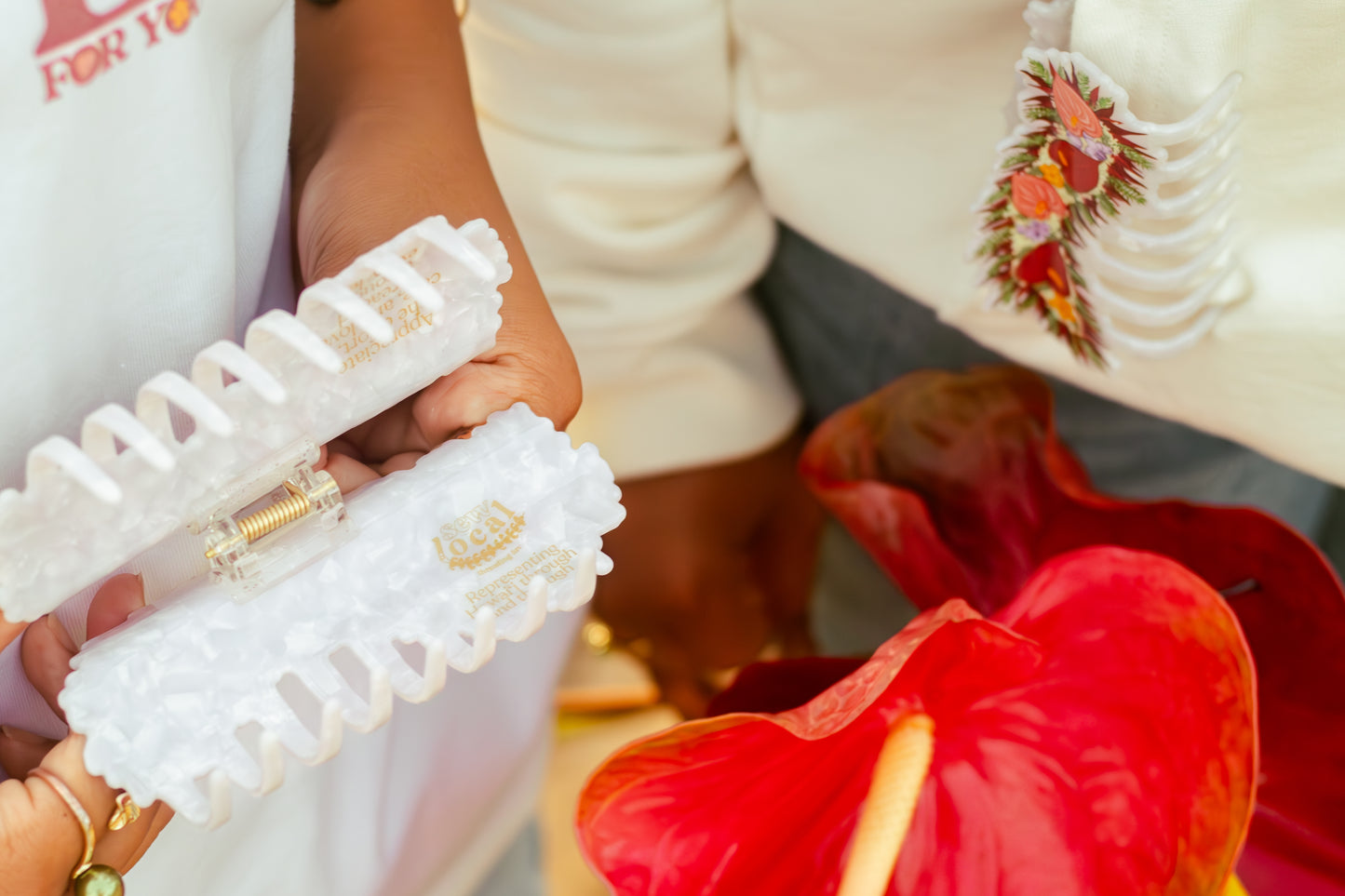 Lei Po'o - Hair Claw