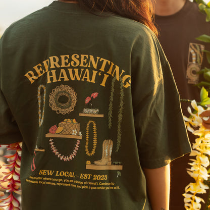 Pickin Home- 3-Year Anniversary Green Graphic Tee