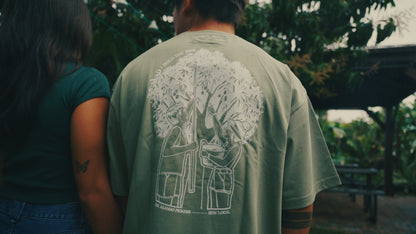 Da Mango Pickers- Light Green Graphic Tee