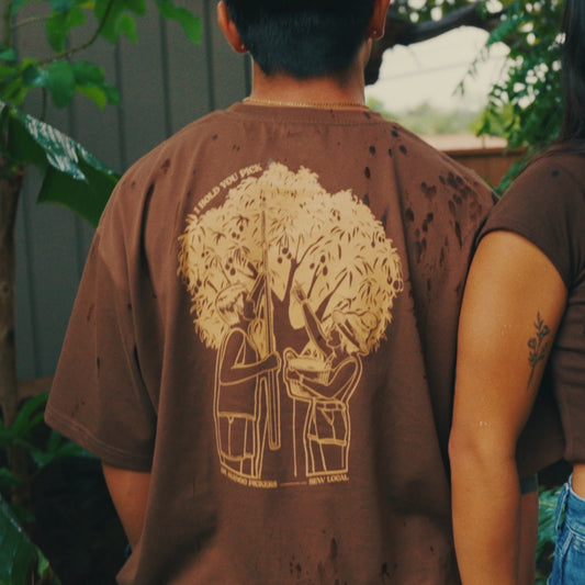 Da Mango Pickers- Brown Graphic Tee