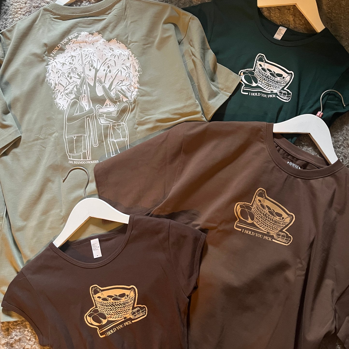 Da Mango Pickers- Brown Graphic Tee