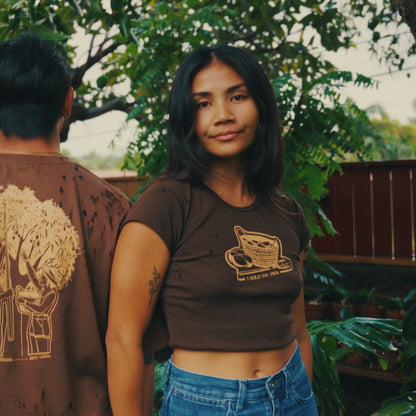 Da Mango Pickers- Brown Baby Tee