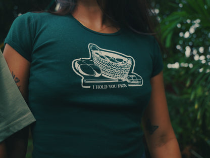 Da Mango Pickers- Green Baby Tee