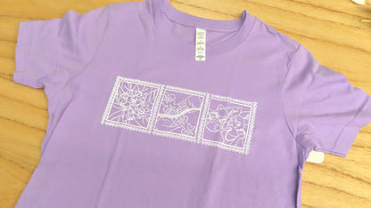 Lei of Love- Lavender Crown Flower Full Length Baby Tee