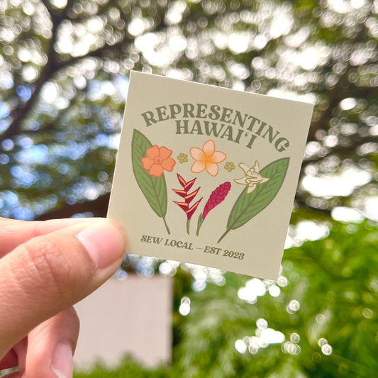 Representing Hawaii Full Bouquet Sticker