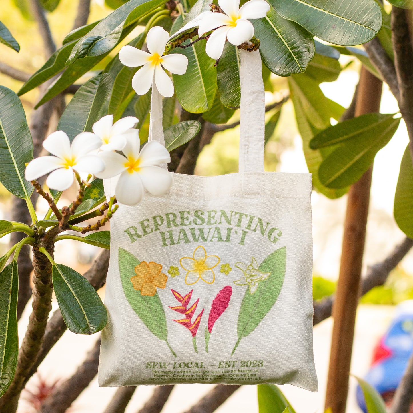 Pickin Home- Representing Hawaii Green Mini Tote